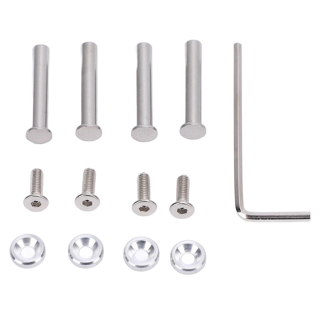 Винты для корпуса компьютера, вентилятора, CPU, крепления вентилятора охлаждения ПК, набор из нержавеющей стали с шайбами, анодирование цвета