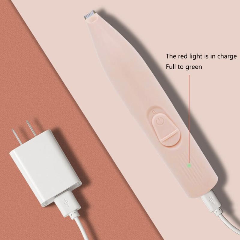 Cats Grooming Shaver with Light Low Noises USB Rechargeable Shaver Pet Hair Trimmers Set Dogs Cats
