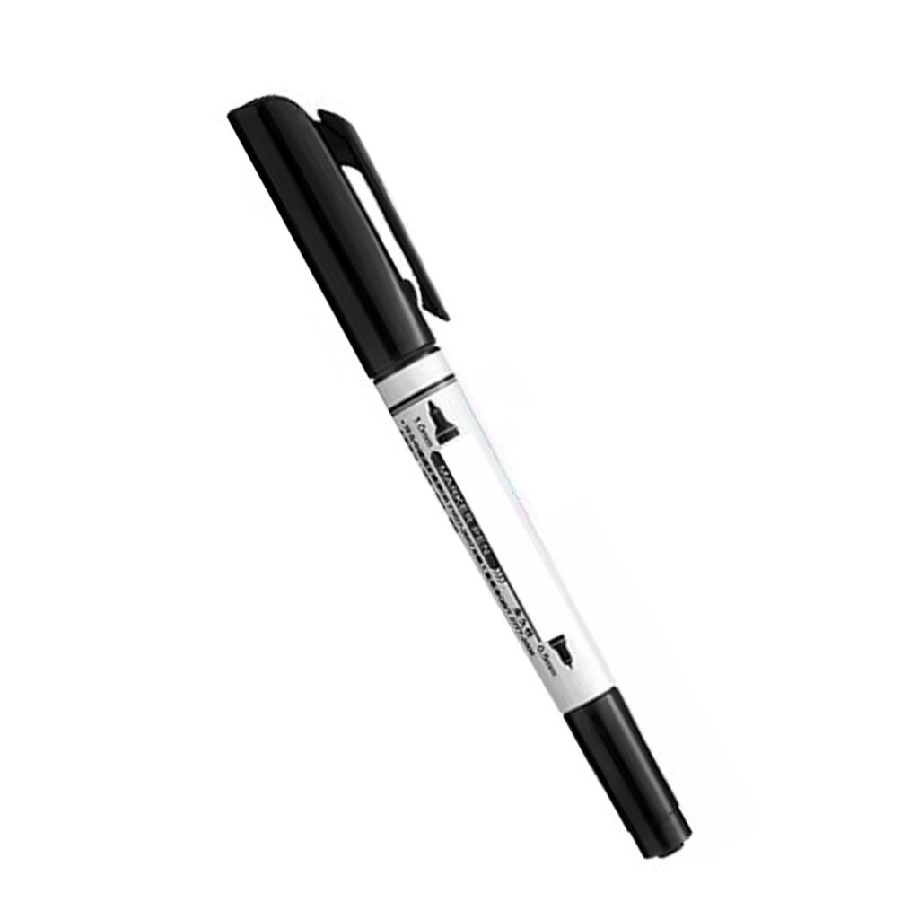 Масляный маркер с двойным наконечником, без запаха, многоцелевой, для офиса, учебы, рисования