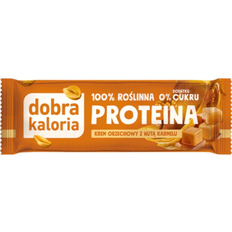 Dobra Kaloria Baton Proteinowy - Krem Orzechowy Z Nutą Karmelu 42G