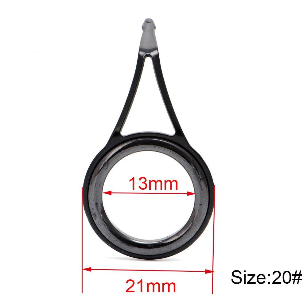 3 мм-23 мм внутренний диаметр направляющая для удочки коробка для снастей аксессуары глаз керамический комплект для ремонта наконечника кольца