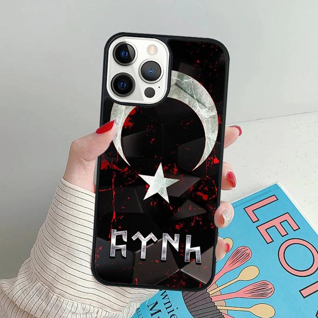 Чехол для телефона Турция Турция Ататюрк Флаг для apple 16 Plus iPhone 17 Air 16 15 14 11 12 13 Pro Max coque