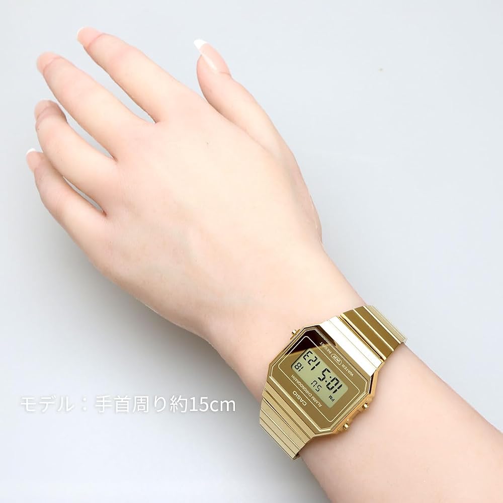 Casio CASIO Цифровые часы Винтажная серия A700WEVG-9A Мужские/Женские Золотой Зарубежная модель [Параллельный импорт]