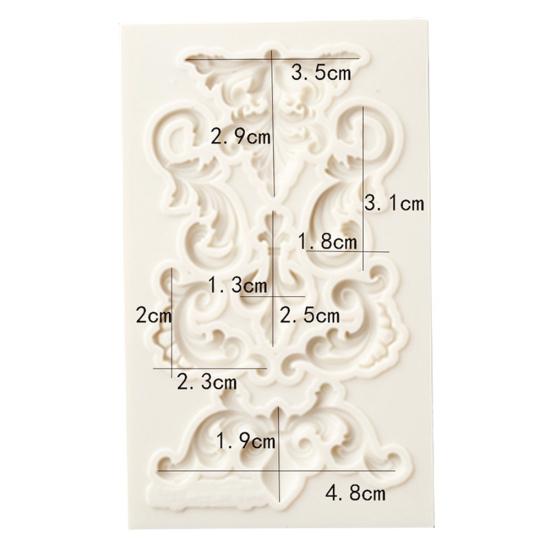 Тисненая силиконовая форма для мастики, торта, шоколада, пасты для лепки, противень для выпечки, инструмент для украшения