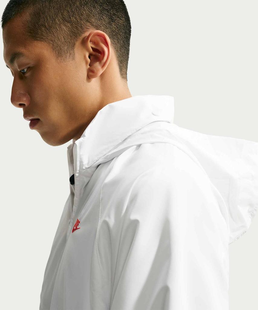 Nike Легкая куртка Windrunner с полумолнией M - Summit White:Голубая пустота:Светло-малиновый / If3391-121