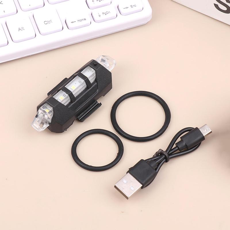 Водонепроницаемый задний фонарь для велосипеда с USB-зарядкой, наружный ночной фонарь для велоспорта, сигнальный фонарь для ночной езды, аксессуары для горных и шоссейных велосипедов