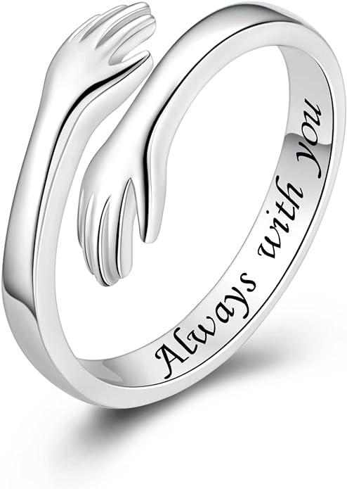 Women's Adjustable Sterling Silver Minimalist Ring