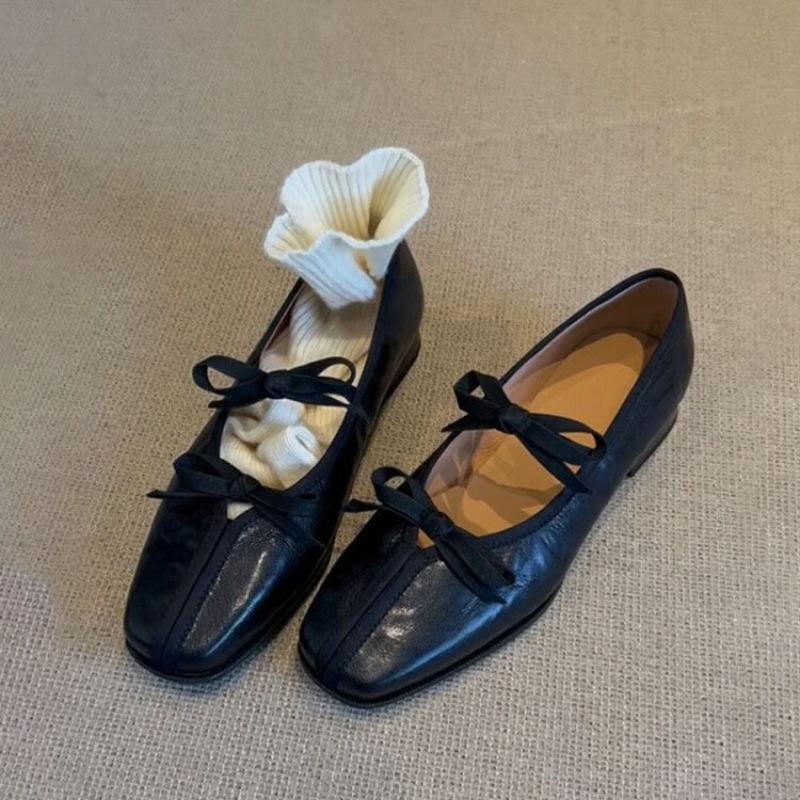 Мода Горячие Продажи 2025 Новый Стиль Женские Балетки Лоферы Обувь Летние Сандалии с Квадратным Носком Модные Женские Сандалии Тренд Бренд Zapato De Mujer