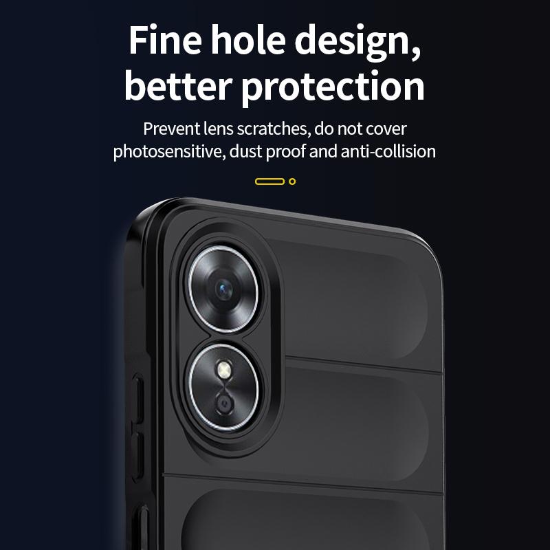 Противоударный чехол для OPPO A17 A57 A57S A77 A18 A38 A58 A78 4G Силиконовый задний чехол для Realme C51 C53 C55 C65 C67 Note 50 Чехол