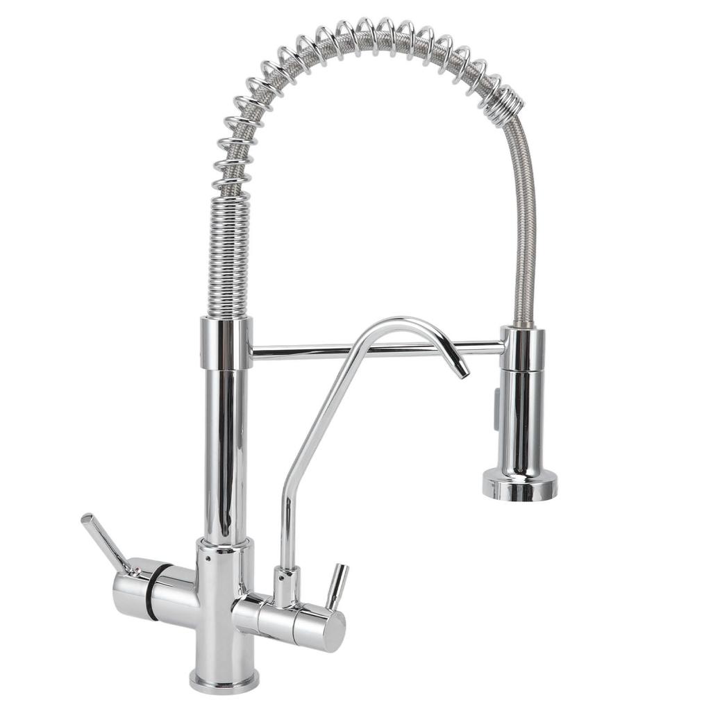 Смесители для кухни Spring, универсальный смеситель двойного назначения, фильтр для воды, медный смеситель для мойки, резьба G1/2