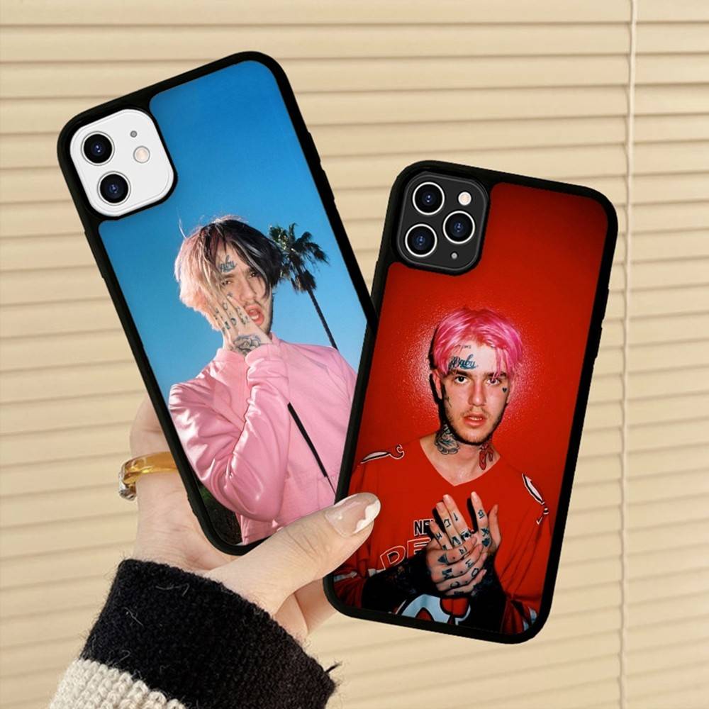 Чехол для телефона Lil Peep Hellboy Love PC+TPU для iPhone 17 16 15 14 13 12 11 Pro Max Plus Кавайный мультяшный чехол