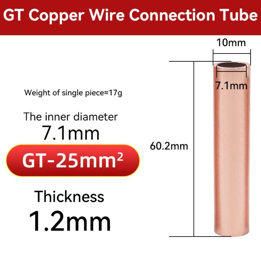 1 шт., комплект обжимного кабеля для кабеля с отверстием для провода, сварка трубок GT