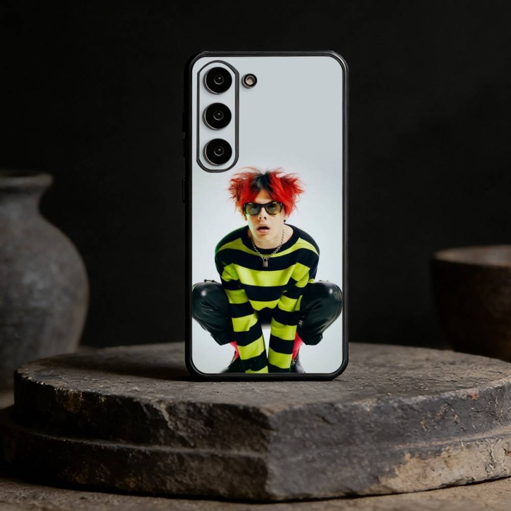 Чехол для телефона R-Rock Y-Yungblud для Samsung Galaxy A91,80,73,72 ,71,53,52,32 ,31,22,21s,20, Мягкий черный чехол