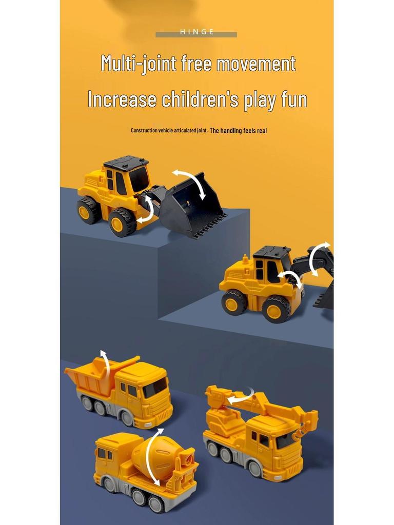 Magnetic Engineering Vehicle & Robot Toy Building Set for Kids