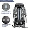 Mountain Climbing Bag Large Disaster Mountain Climbing Water Repellent [Night Cat] Backpack, Pack, Capacity, 70L, Lightweight, Prevention, Bag,