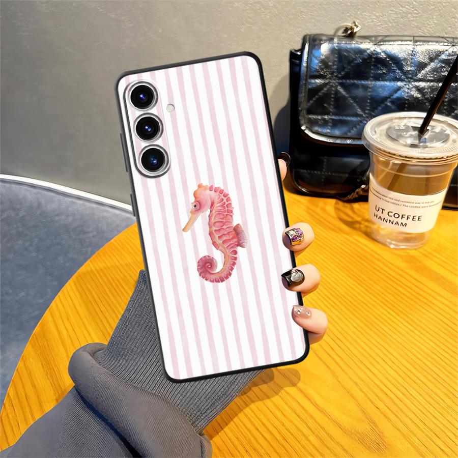 Морские Животные Мягкий Чехол-Крышка для Телефона для Samsung Galaxy A14 A15 A51 A52 A33 A34 A24 A31 A54 A71 A12 A13 A35 A41 A22 A23 A16