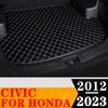 Коврик для багажника автомобиля, водостойкий автомобильный коврик для багажника, плоская боковая крышка багажника, подкладка, подходит для HONDA Civic 2012 2013
