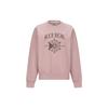 Comfortable Fashion Versatile Pullover Long Sleeve American Vintage Sweatshirt Women Sweatshirt Light-Pink 24FRM304WGF2
