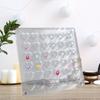 36 Small Compartments Transparent Empty Acrylic Jewelry Storage Box Holder
