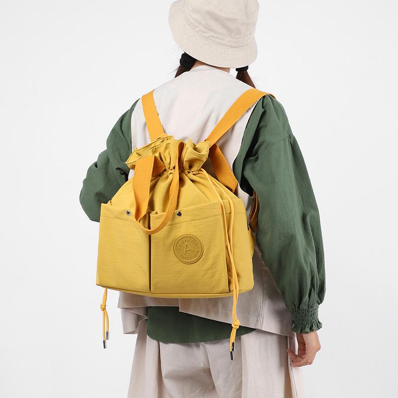 Drawstring Corset Backpack Lightweight Student Schoolbag