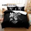 New The Misfits Glenn Danzig Bedding Set Single Twin Full Queen King Size Bed Set Aldult Kid Bedroom Duvetcover Sets 3D Skull