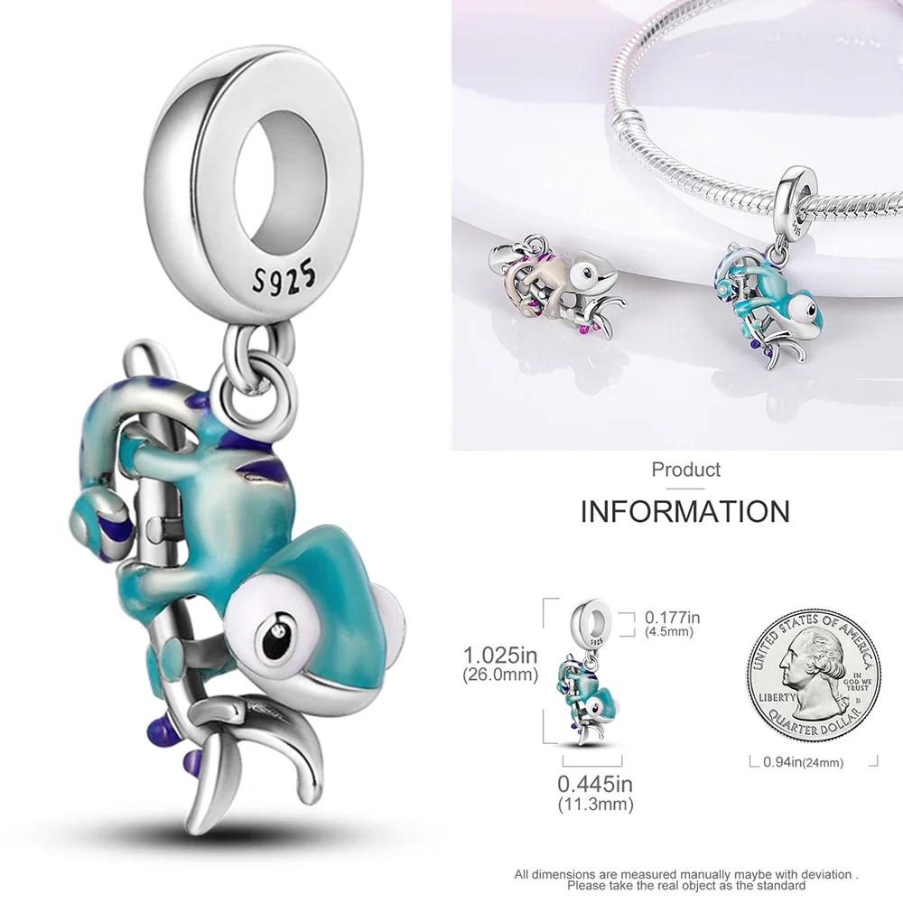 Новые Оригинальные Медные Зеленые Шармы Серьги с Четырехлистным Клевером Бусины Подвески Подходят для Браслета Ожерелья DIY Ювелирное Изделие Подарок