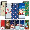 Рождественский чехол Санта-Клауса для Samsung Galaxy S22 S21 S20 FE S10 S9 Plus S8 Note 20 Ultra 10 Plus Soft Phone Shell