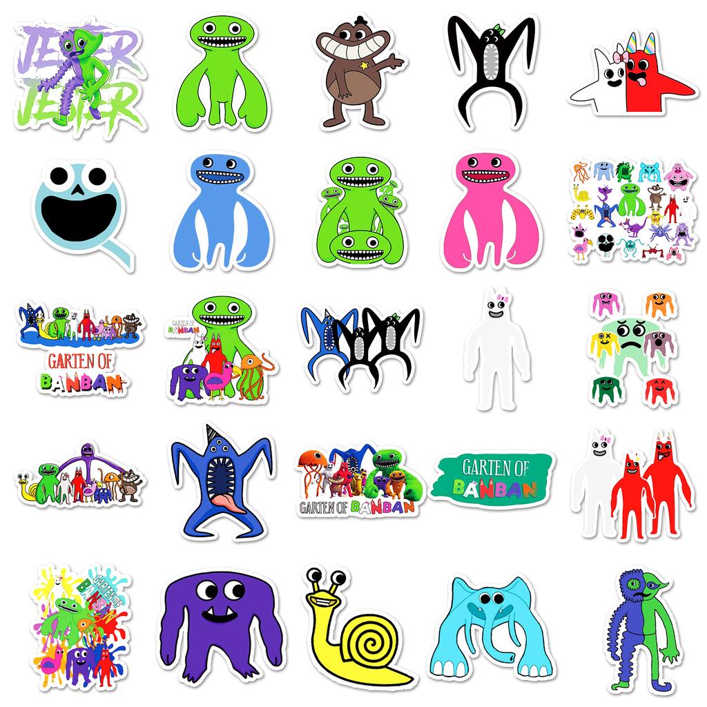 Stickers Rainbow Friends Rainbow Friends Sticker Pack Stickers Set of Stickers 50 Pcs