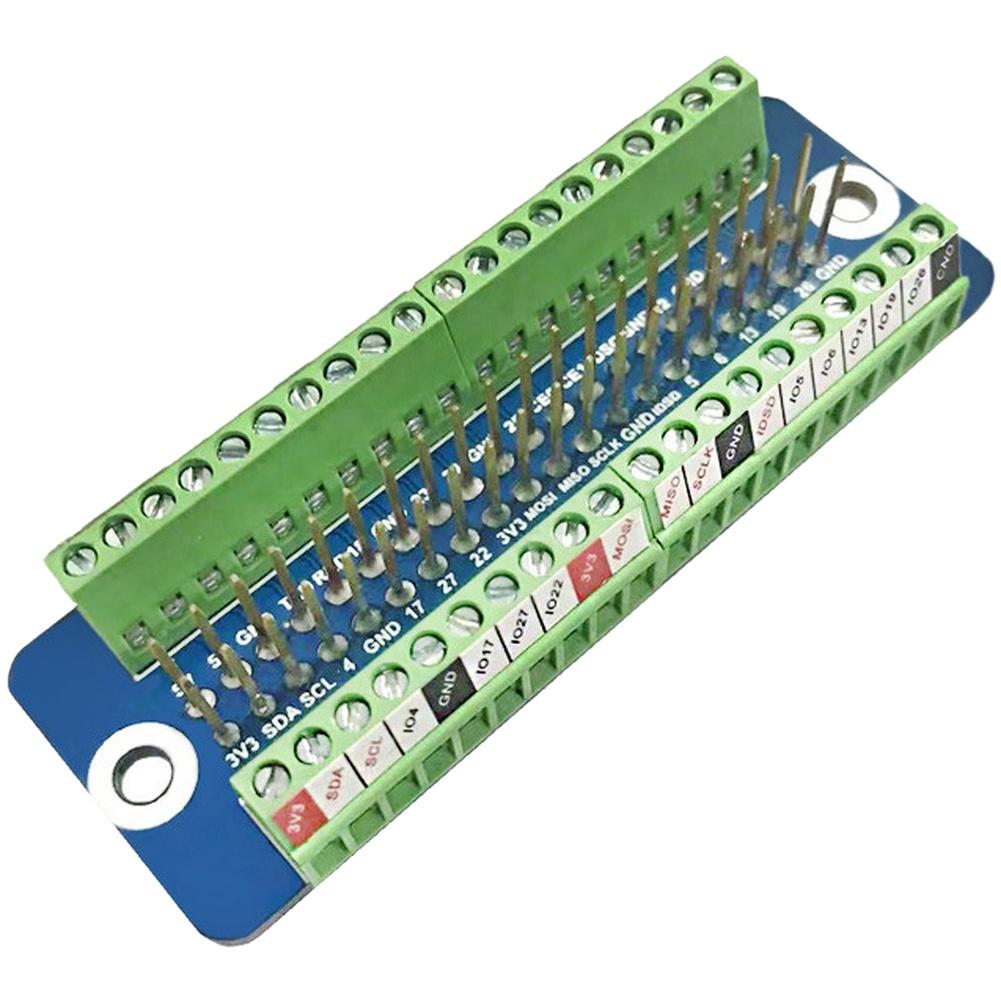 1pc Expansion Board Terminal Block For Breakout Board With Pin Definition Stickers Industrial Terminal Easy Installation