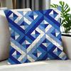 Art LLog Cabin Patterned Cushion Cover Cushion Cover Set Pcs x x x Pillowcase Decorative Sofa Home Decor