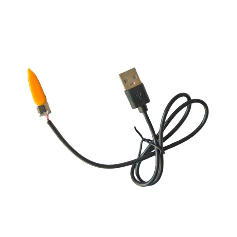 Светодиодная свеча-фонарь DC5V 1800K с USB-интерфейсом, нить Эдисона, DIY, декоративная лампочка для вечеринки, аксессуары
