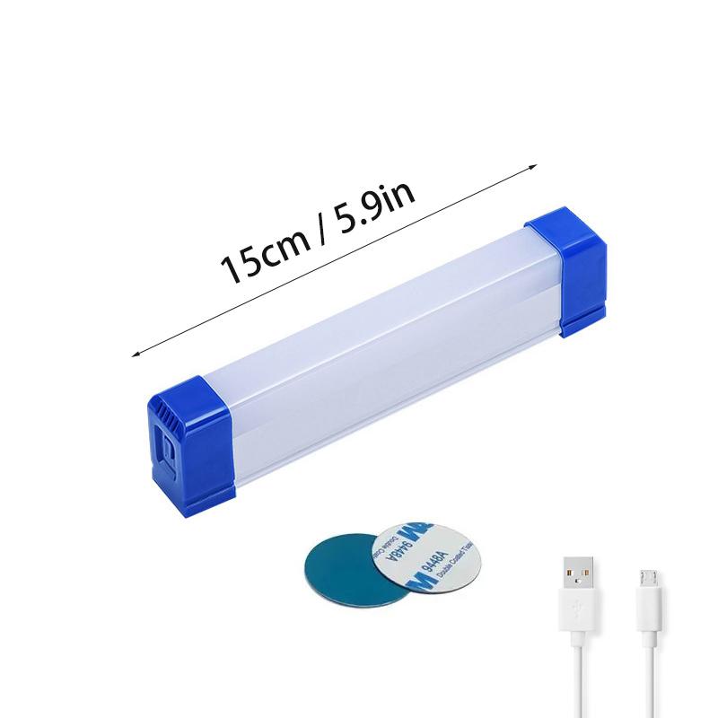 15CM/30CM LED Rechargeable Camping Tube Light With Hook Magnetic Working Light Tube Outdoor Emergency Portable Lantern for Tent