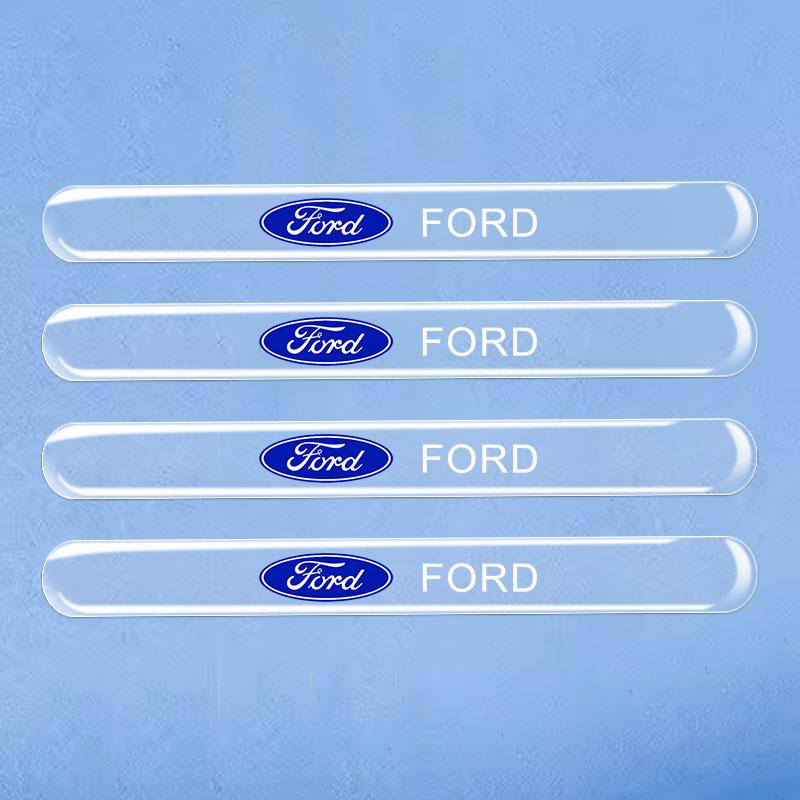 Car Door Handle Bowl Anti-Scratch Sticker Anti-Collision Strip For Ford Escape Kuga Mondeo Ecosport Fiesta Focus 2 3 MK1 MK2