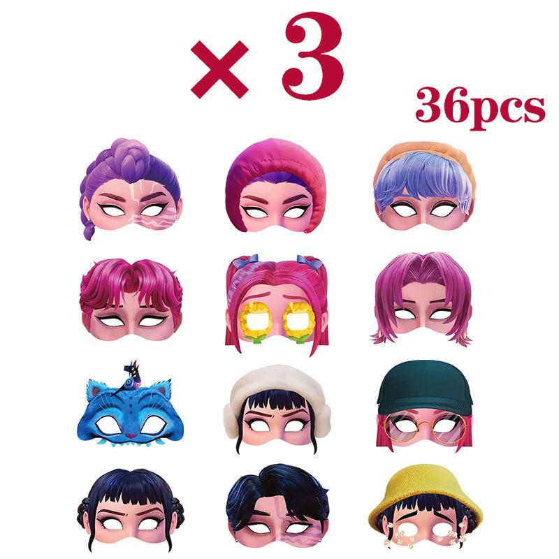 Anniversary Celebration Pography Accessories Little Girl Kpop Hunter Mask Children's Festival Super Eye catching Prop