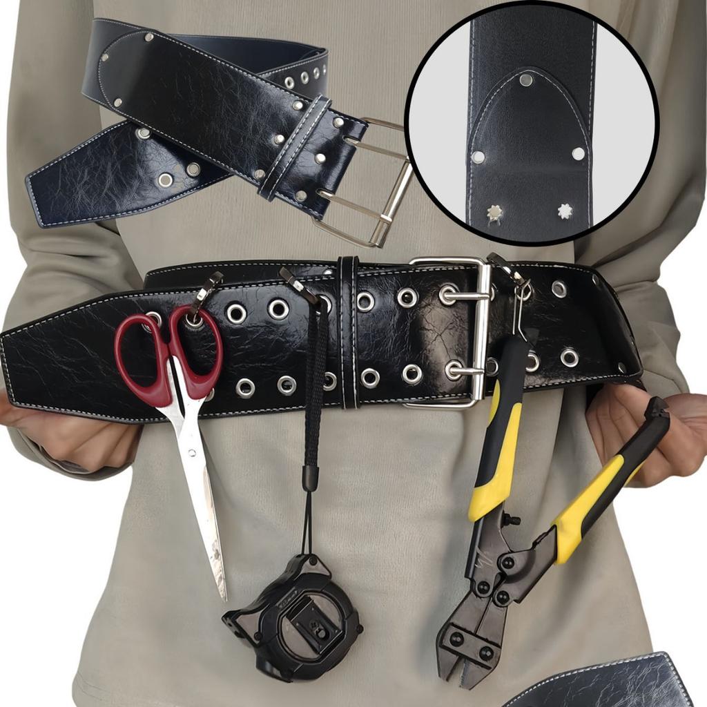 Tactical Multi-functional Tool Belt with Multiple Pockets, Wear-resistant and Adjustable, Suitable for Electricians, Carpenters and Outdoor Wear