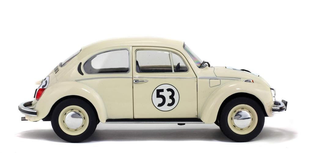 Solido Beetle Volkswagen Diecast Car S1800505 Beetle Harvey White 1/18