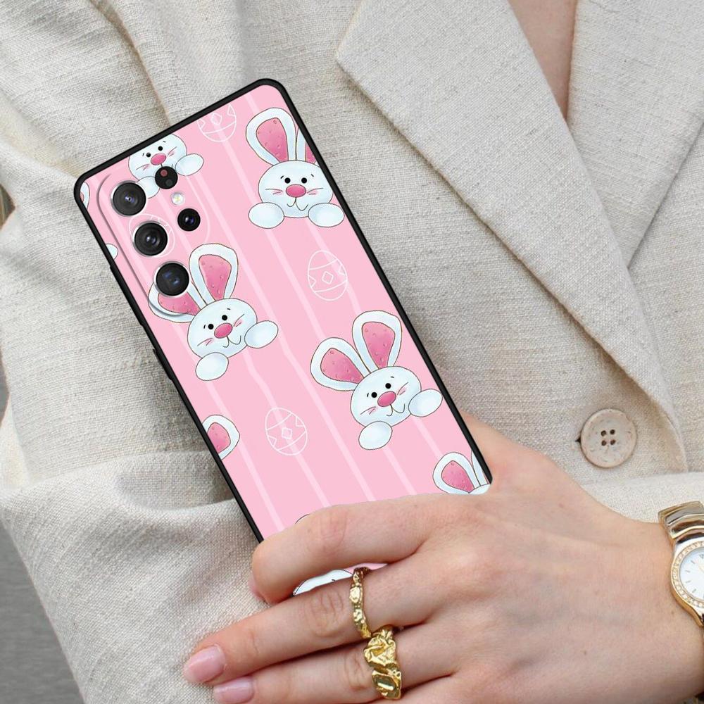 Easter bunny Cell Phone Case for Samsung Galaxy S26 Ultra S25 S24 S23 S22 S21 S20 Note10 Cover