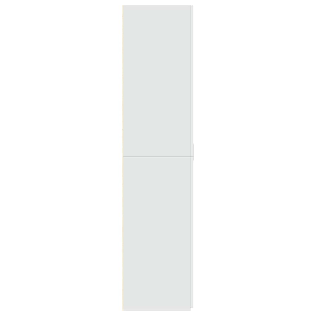 Vidaxl Wysoka Szafka, Biała, 70X42,5X185 Cm, Materiał Drewnopochodny