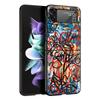 Модный Крутой Чехол с Граффити для Samsung Galaxy Z Flip 7 6 5 4 3 z Flip7 Flip6 Flip5 Flip4 5G Чехол для Телефона Flip3 Складной Coque