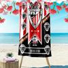 Athletic Bilbao Print Beach Towel, Large Soft Quick Dry Towel for Beach Camping Swimming