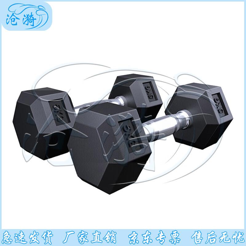 Cangyi Rubber Coated Hex Dumbbell