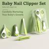 Безопасный материал Набор для ухода за новорожденным Нержавеющая сталь + АБС Набор кусачек для ногтей Уход за ногтями