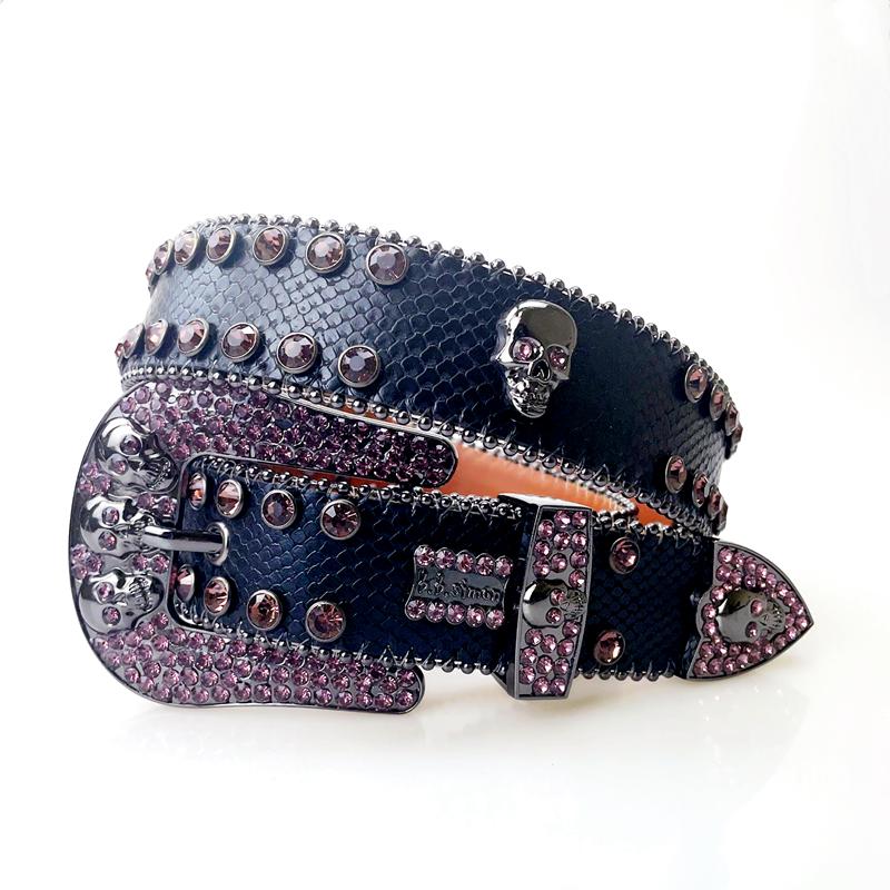 Ремни в стиле панк-рок со стразами в стиле вестерн, модные роскошные ремни с шипами, блестящие ремни с бриллиантами, ковбойский ремень для ковбойских девушек, готические джинсы