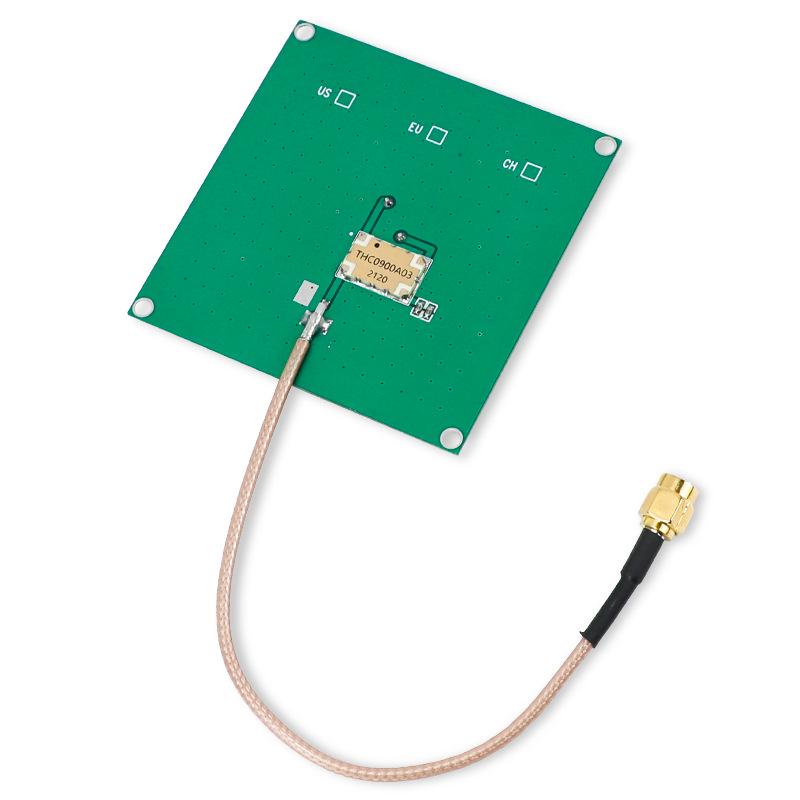 4dBi Dual-Feed Ceramic UHF RFID Antenna for Extended Range, Internal 60cm/External 70cm