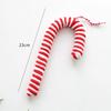 1/6Pcs Christmas Lollipop Candy Cane Pendant Xmas Tree Hanging Ball Ornaments Christmas Decorations for Home 2024 New Year Gift
