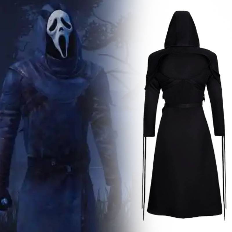 Костюм для косплея Dead By Daylight Призрачное Лицо из Полиэстера и Спандекса для Фантастического Игрового Персонажа