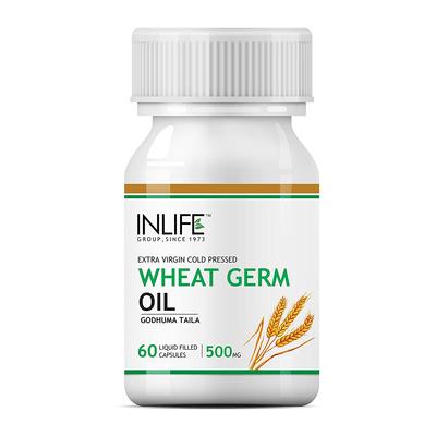 Масло ростков Пшеницы холодного отжима (60 кап, 500 мг), Extra Virgin Cold Pressed Wheat Germ Oil,