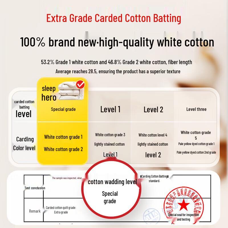 Sleep Hero 100% Xinjiang Cotton Quilt