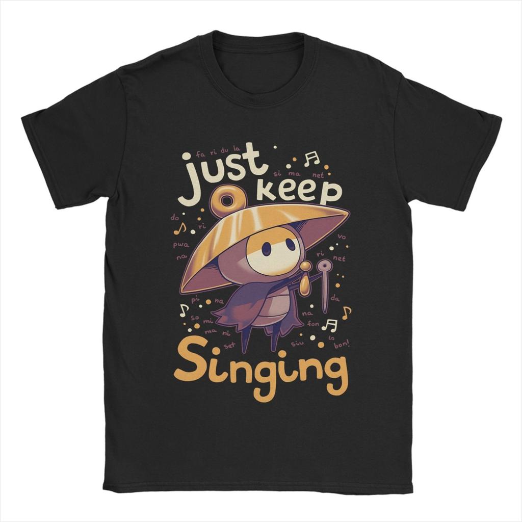 Mens TShirts Hollow Knight Silksong Sherma Vintage 100 Cotton Tees Short Sleeve T Shirts Round Neck Clothing Gift