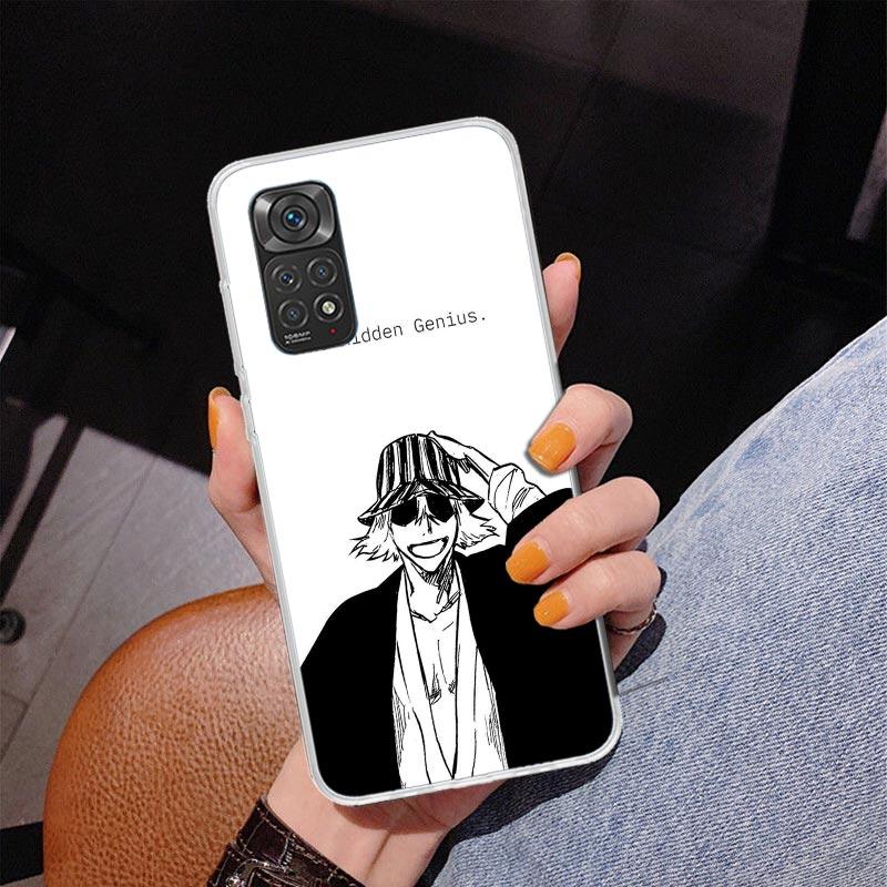 Чехол для телефона Bleach Kisuke Urahara для Xiaomi Redmi Note 15 14 14S 13 Pro Plus 12 12S 11S 11E 10S 10 11T 5G Уникальный